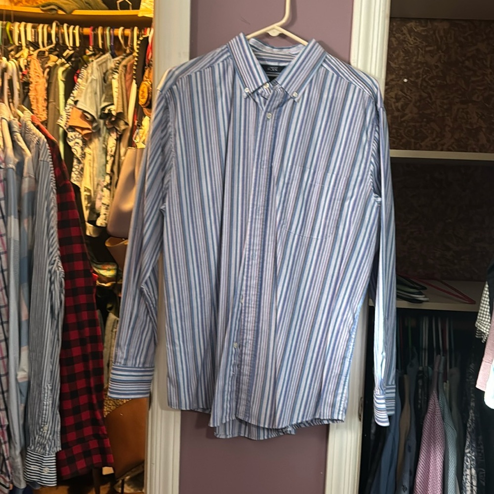 Large saddlebred button down shirt